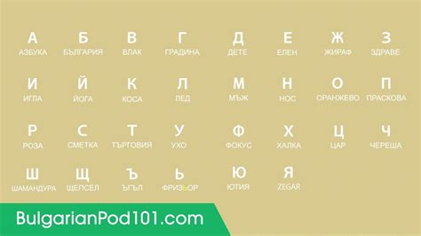 bulgarian to english alphabet.